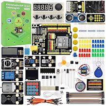 KEYESTUDIO ESP32 IoT Learning Kit with 60+ Projects, Arduino & MicroPython Tutorials, WiFi Bluetooth Module, Complete Electronics Components Kit for Beginners, Makers, and Educators