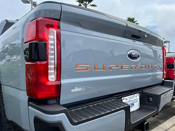 Tailgate Letter Inserts - Compatible with 2023-2026 Super Duty XL/XLT/Lariat