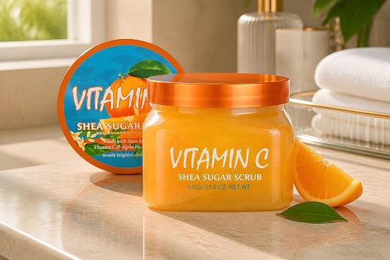 Vitamin C Shea Sugar Scrub, 21.5 oz