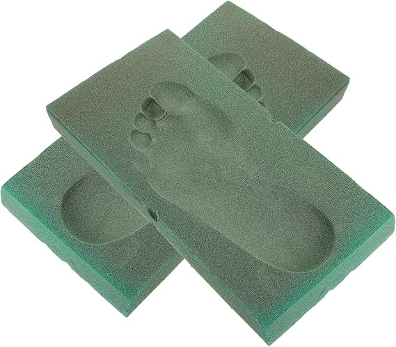 Ipetboom Foot Impression Box 3D Footprint Casting Mold for Custom Foot Insoles Orthotic Arch Support Shoe Inserts Soft Breathable Material for Pain Relief and Posture Correction