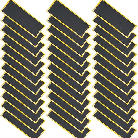 Birllaid Fingerboard Foam Grip Tape, Foam Grip Tape for Fingerboard 38mmX110mm 36Pcs