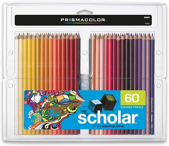 Prismacolor Scholar Colored Pencils, 60-Count