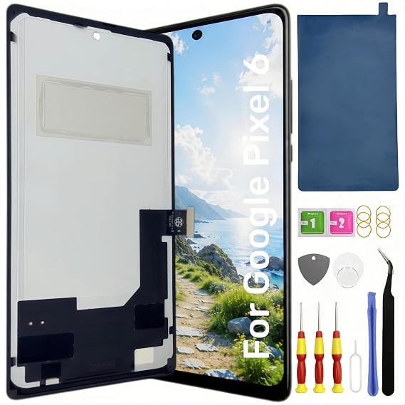 INCELL for Google Pixel 6 Screen Replacement with Frame Tool Kit