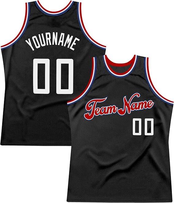 Custom Basketball Jersey for Men Women Kids Youth, Personalized Cream Red Sportswear Stitched Printed Team Name Number Logo