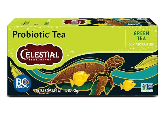 Celestial Seasonings Probiotic Green Tea 16 tea bags