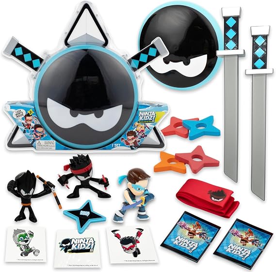 4531 Mystery Warrior Pack with 18 Exciting Toys to Discover Inside, Officially Licensed Merch, Cartoon, Multicolour
