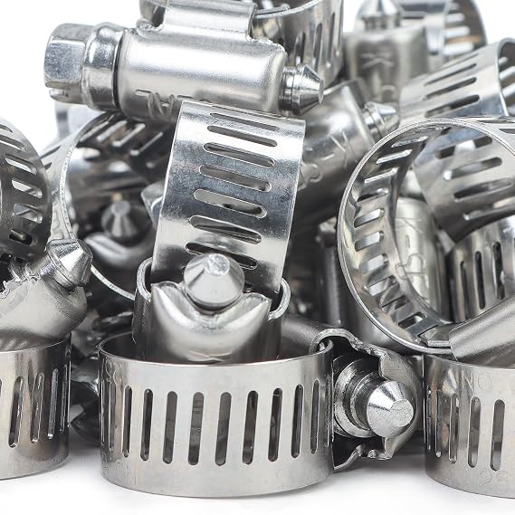 11-20mm Stainless Steel 304 Hose Clamp, Adjustable Worm Gear Clamps (1500pcs)