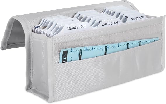 HannahDirect Coupon Organizer, Expandable, Silver