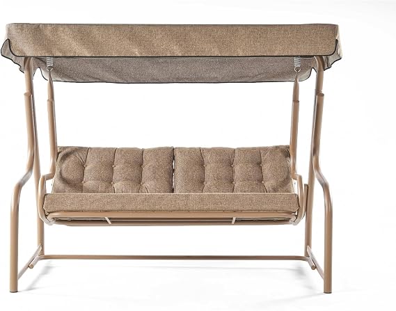 Rehome Gondola | Triple Metal Swing | Cappucino |