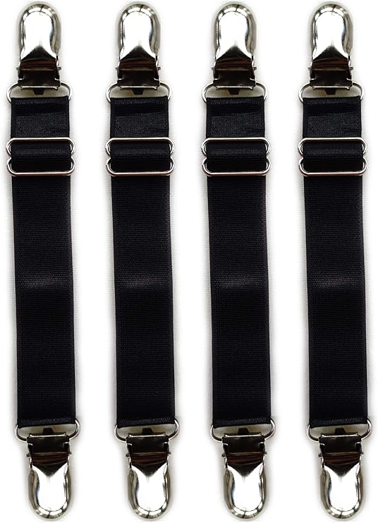 Fixing Clip Non-Slip Boot Clip Garter Adjustable Elastic Belt Two-Way Stocking Garter Multifunctional