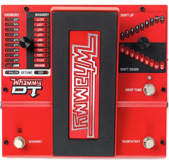 DigiTech Whammy DT Drop Tuning Guitar Pitch Shift Effect Pedal with True Bypass and ac power adapter