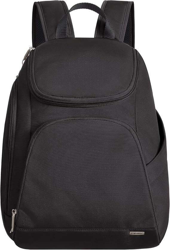 Travelon バックパック。 トラベロン 盗難防止 クラシック ブラック、ミッドナイト、ストーン One Size