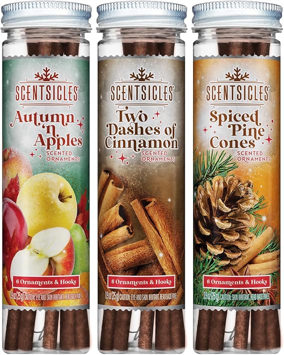 Scentsicles Autumn n Apples, Two Dashes of Cinnamon, Spiced Pine Cones