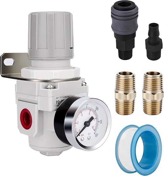 NANPU 1/2" NPT Air Regulator for Compressed Air System