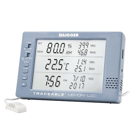 Daigger Traceable Excursion-Trac Datalogging Barometer