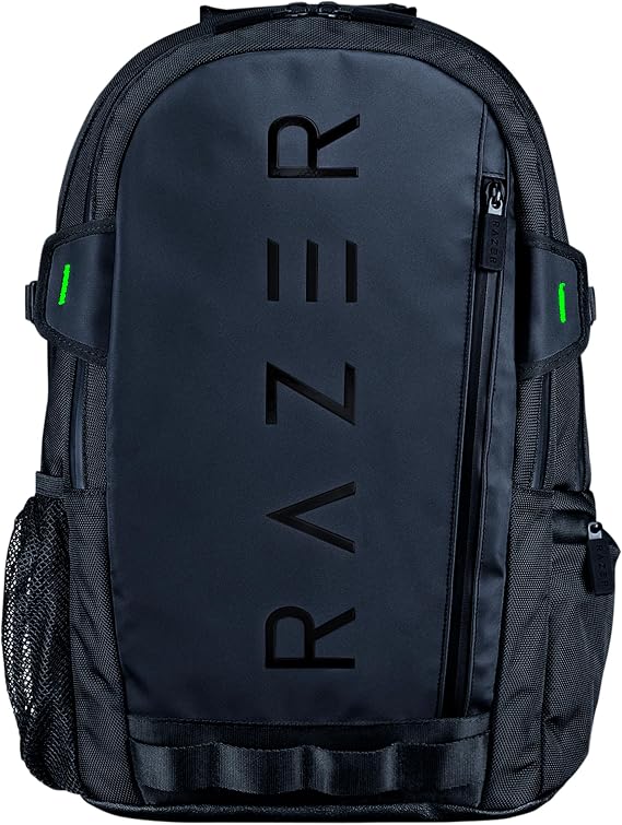 Razer Rogue V3 Backpack (15.6") Black Edition - Compact travel backpack (compartment for laptops up to 15 inches, wear-resistant, outer shell made of polyester) black