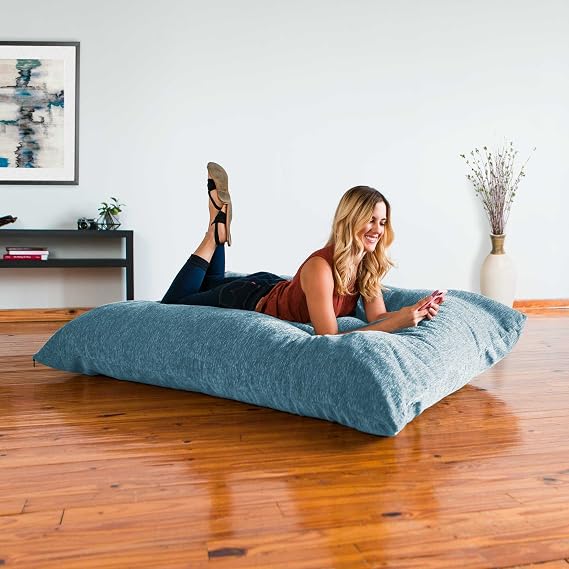 Jaxx Bean Bags 5.5 ft Pillow  Bean Bag, Turquoise