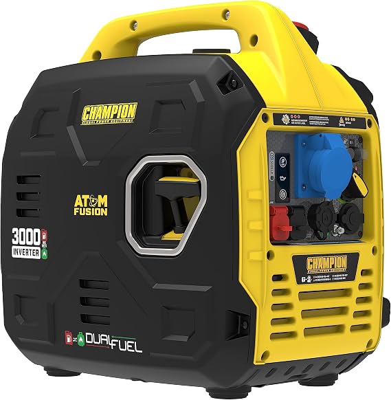 Champion Power Equipment 3000W Portable Inverter Generator - Propane/Petrol