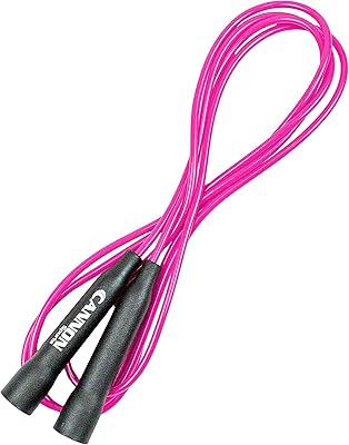 Cannon Sports Speed Jump Rope - Tangle Free for Gym Training, Boxing Workout & Fitness Fun - Adults & Kids
