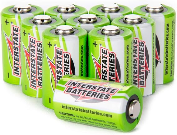 Interstate Batteries CR2 3V 800 mAh Lithium Battery (10-Pack)