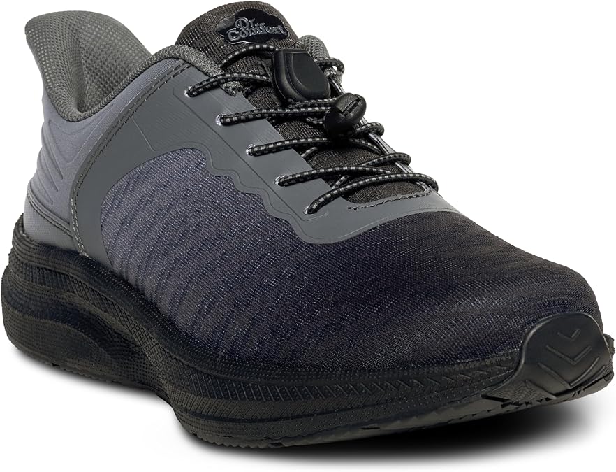 Dr. Comfort Don Men's Diabetic Slip-On Shoe, Hands-Free, Firm Heel Counter