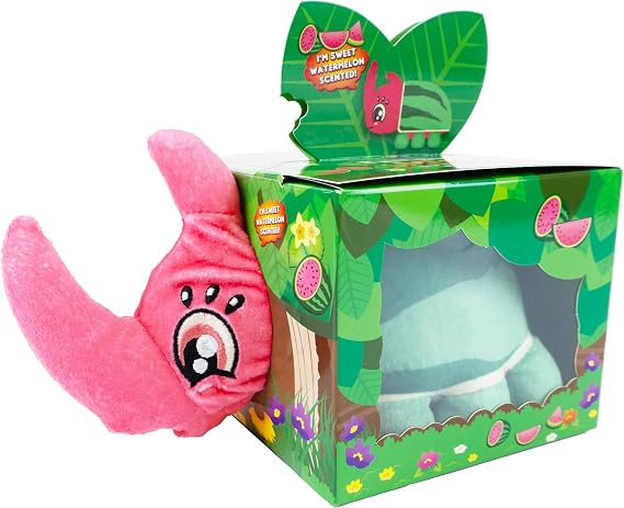 Snuggle Bugs (Rhino Beetle) Watermelon Scented Plush Toy Aromatherapy Gift for Kids, Collectible Stuffed Animal, Cute Bug Plush, Stress Relief Toy, Gift for Girls & Boys