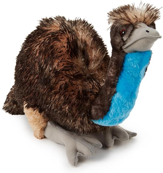 Zappi Co Emu Plush Toy (40cm) - Large, Loveable Bird, Eco-Friendly, Fun for Children's Playtime, 100% Recycled Material
