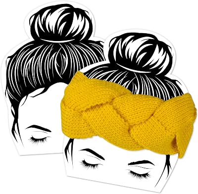 Vcekract 50Pcs Headband Display Cards, Headband Display Card for Selling, Display Card for Headbands, Ear Warmers, Hats and Scrunchies - Sewing, Crochet, Knitting