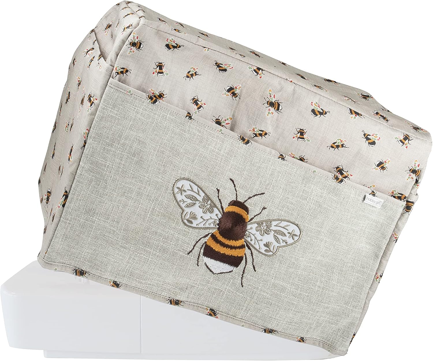 Hobby Gift Exclusive Sewing & Embroidery Machine Cover with Pockets, Dust, for Most Standard Machines Singer Brother 33.5 x 44 x 21cm, MRSMC 87