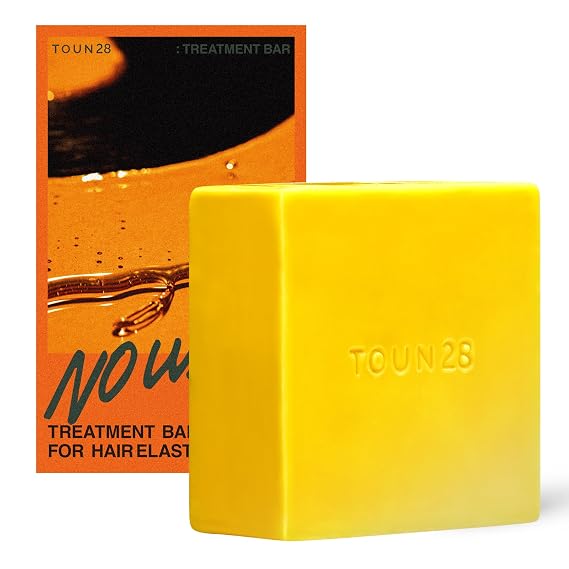TOUN28 No Wash Treatment Bar (Elasticity) | For Elastic & Glossy Hair Care | Brassica Oil Complex & Soy Protein | Allergen-Free, Cruelty-Free & Vegan | 3.17 fl.oz / 90g | Korean Haircare