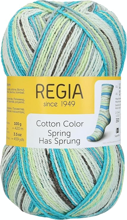 Regia Cotton Color 100g 02473 Spring Sky