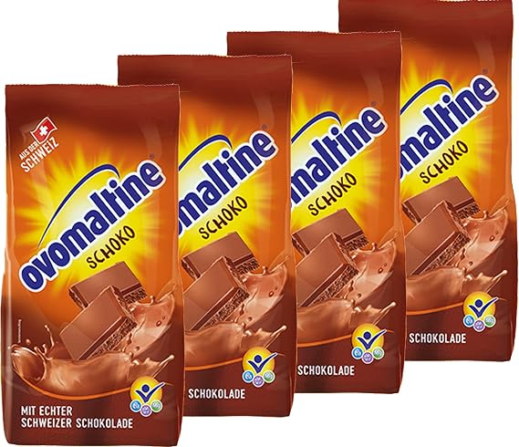 Ovomaltine Chocolate Powder 450 g - Cocoa Drink with genuine Swiss Chocolate, Ovomaltine / Switzerland