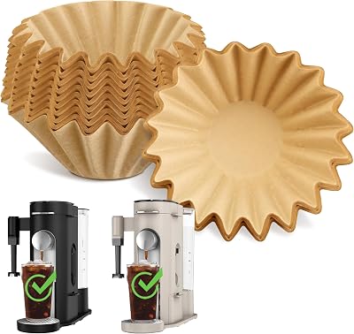 Disposable Coffee Paper Filters for Ninja Pod & Grounds Specialty Single-Serve Coffee Maker, 250 Pcs Coffee Filter Compatible with Ninja PB051 PB041 Coffee Maker