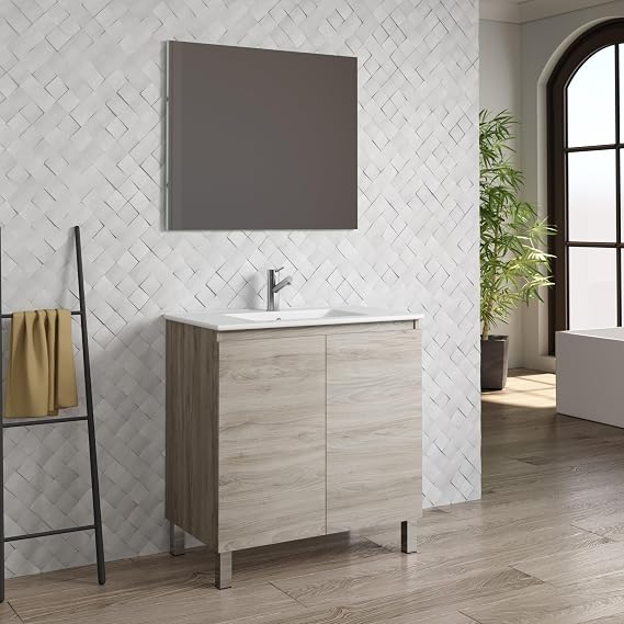 DAX Sunset Single Vanity Cabinet, 36", Pine