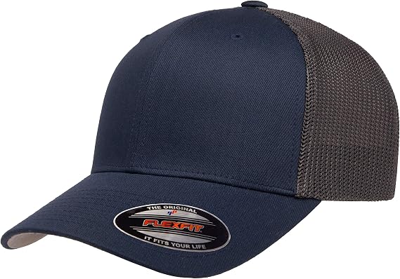 Flexfit Men's one_Size Trucker Cap, Black, Alpha