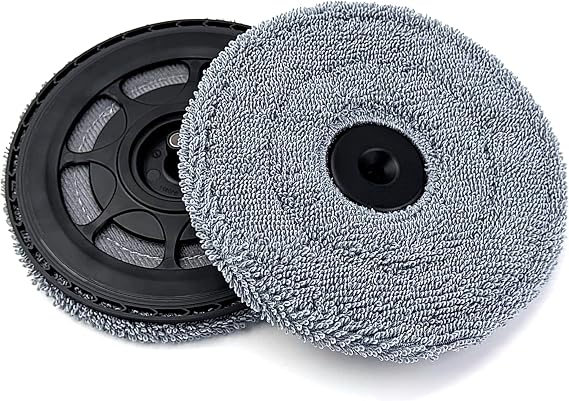 モップパッド付き交換用モップホルダーセット Roborock Saros 20、Saros 20 R&Dに対応:ロボット掃除機アクセサリー交換部品、プレミアム洗濯可能で耐久性のあるモップベースプレート