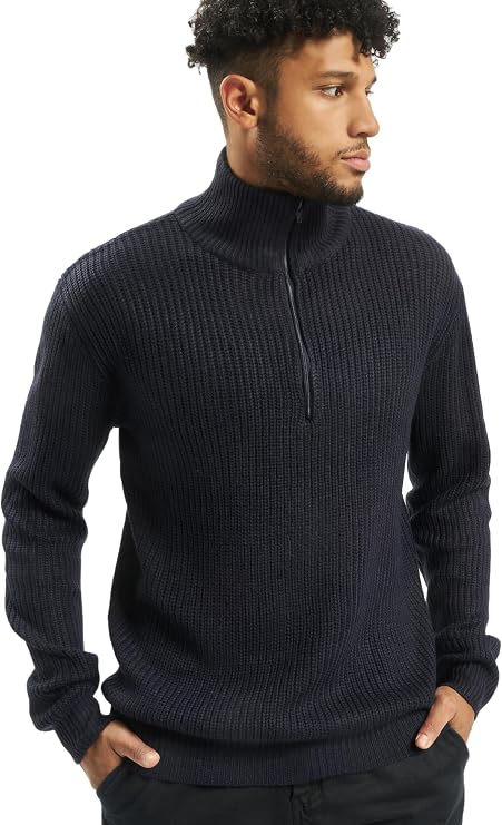 Brandit Marine Pullover Troyer Navy Size M