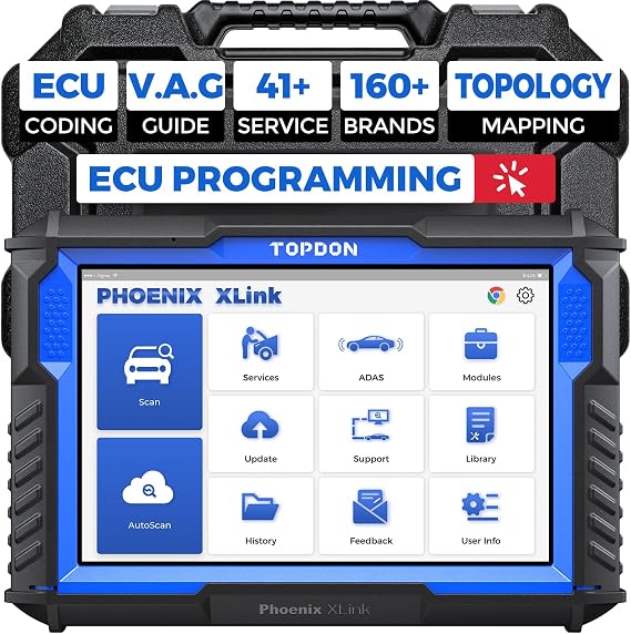 TOPDON Phoenix XLink Car Diagnostic Tool-ECU Programming for BMW/Benz/Audi