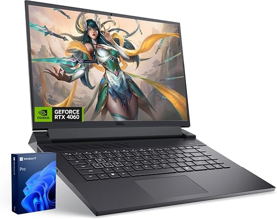 Dell G16 7630 Gaming Laptop - 16" QHD+ 240Hz 3ms Display, Intel 14-Core I7-13650HX, NVIDIA GeForce RTX 4060(8GB GDDR6), RGB Backlit Keyboard, Windows 11 Pro & Microsoft Office Pro, 32GB DDR5 + 2TB SSD
