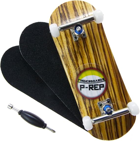 P-REP V2 Performance Complete Wooden Fingerboard 32mm - Zebra