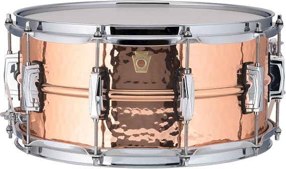 Copperphonic Snare Drum with Hammered Shell