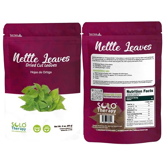 Nettle Leaf c/s 2 ounces, Nettle Leaf Tea, Resealable Bag, Stinging Leaf, Nettle Leaf Herb