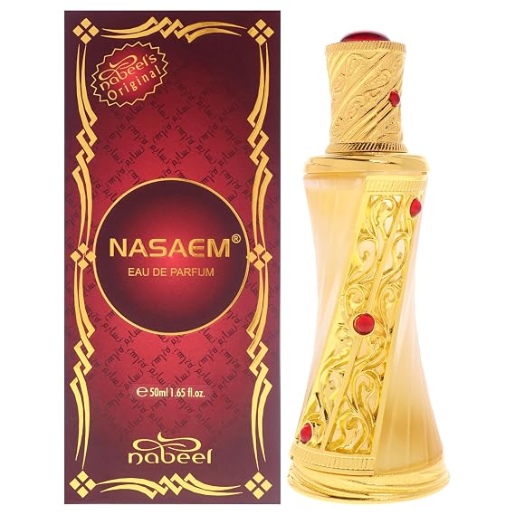 Nabeel Heritage Collection - Nasaem for Unisex - Arabian Perfume for Women & Men - Eau de Parfum with Pineapple, Lime, Bergamot, Agarwood Scent - Arabic Cologne - Travel Size - 1.65 oz EDP Spray