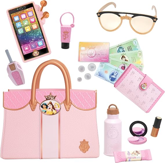 Disney Princess Style Collection Deluxe Tote Bag & Toy Purse Set (21pc)