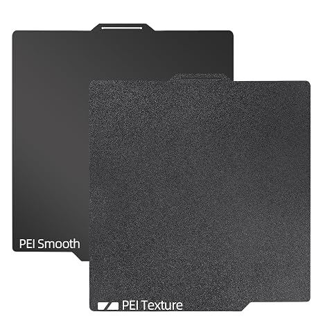 IdeaFormer P1S PEI Build Plate for Bambu Lab X1 X1C X1E P1P P1S P2S A1, Double Sided Smooth Textured PEI Spring Steel Bed Plate Sheet 257x257mm for Bambu Labs X1 X1C X1E P1P P1S P2S A1