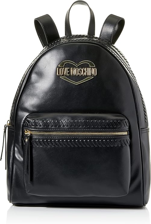 Love Moschino Women's Jc4054pp1gld1 Backpack, 24,5X13X31, Black, 24,5X13X31, JC4054PP1GLD1