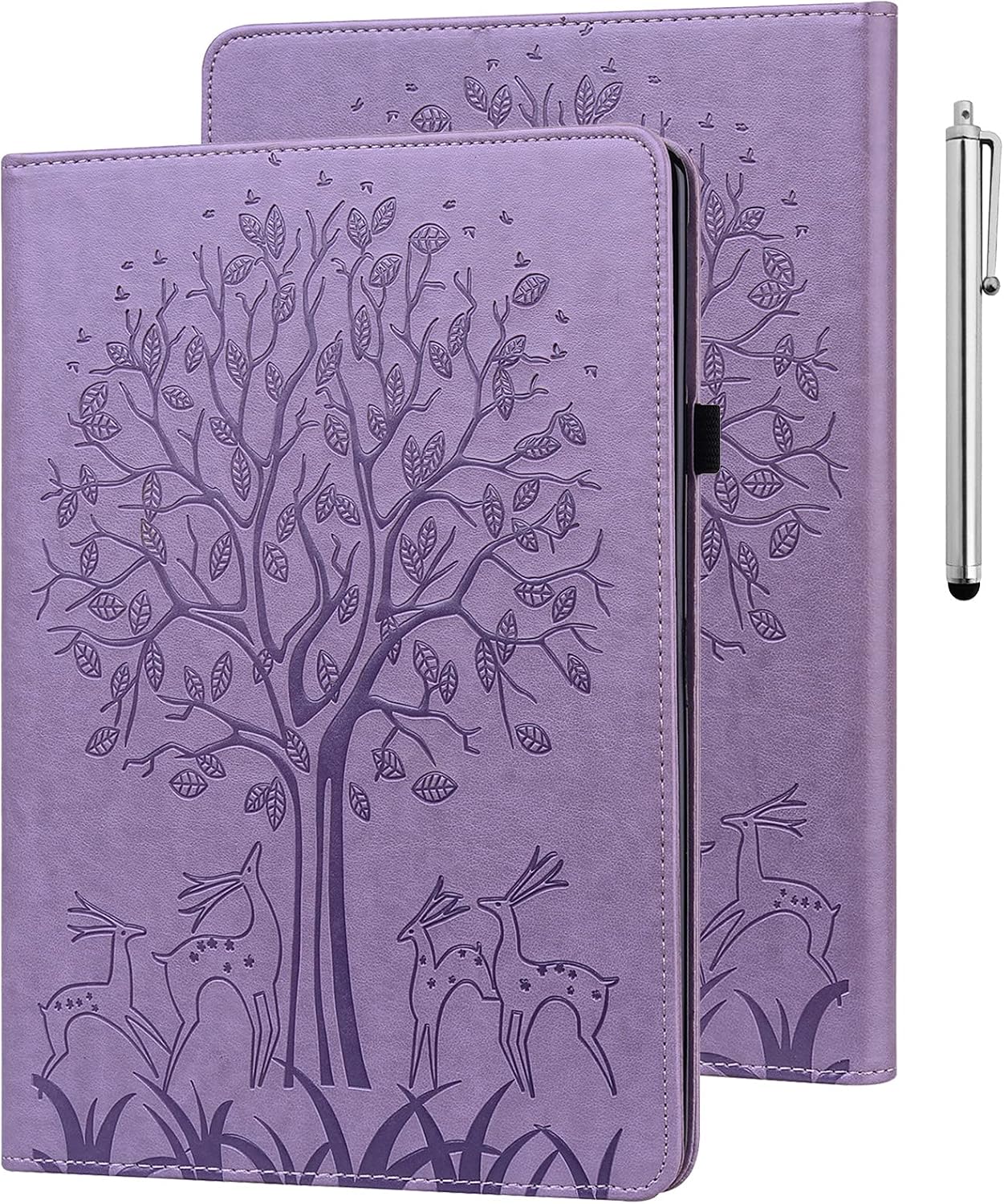 ALILANG Case for Samsung Galaxy Tab A11 Plus 2025 A9 Plus 2023 11 inch,PU Leather Card Slot Shockproof Smart Tablet Cover for Samsung Tab A9 Plus Case -Purple