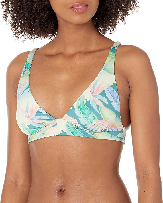 Billabong Women's Rides and Tides Reversible Band Tri Bikini Top