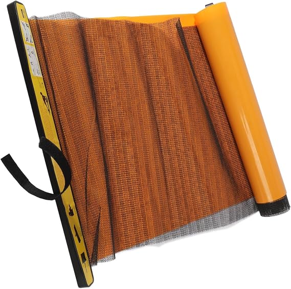 Sliding Workout Board Fitness Speed and Balance Training Slide Board with Non Skid Surface for Indoor and Outdoor Exercise Orange 6.5ft