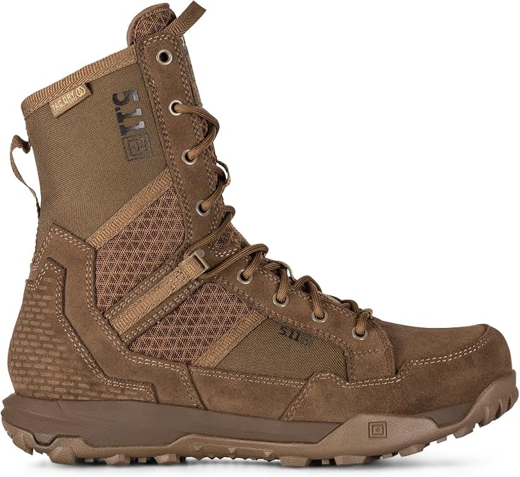 5.11 A/t 8inch Side-zip Waterproof Siyah Bot